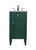 Elegant Lighting - VF12518GN - Single Bathroom Vanity - Park Avenue - green