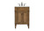 Elegant Lighting - VF12524DW - Single Bathroom Vanity - Park Avenue - driftwood