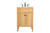 Elegant Lighting - VF12524NW - Single Bathroom Vanity - Park Avenue - natural wood