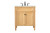 Elegant Lighting - VF12530NW - Single Bathroom Vanity - Park Avenue - natural wood