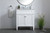 Park Avenue Single Bathroom Vanity (VF12530WH)
