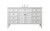 Elegant Lighting - VF12560WH - Single Bathroom Vanity - Park Avenue - white