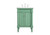 Elegant Lighting - VF13024VM-VW - Single Bathroom Vanity - Lexington - Vintage mint