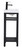 Raya Single Bathroom Vanity (VF14018BK)