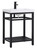 Raya Single Bathroom Vanity (VF14024BK)