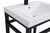 Raya Single Bathroom Vanity (VF14024BK)
