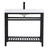 Elegant Lighting - VF14036BK - Single Bathroom Vanity - Raya - black