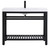 Elegant Lighting - VF14042BK - Single Bathroom Vanity - Raya - black