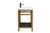 Raya Single Bathroom Vanity (VF14042GB)