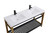 Raya Double Bathroom Vanity (VF14060DGB)