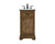 Elegant Lighting - VF15019DW - Single Bathroom Vanity - Americana - driftwood