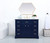 Americana Bathroom Vanity Set (VF15042BL)