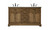 Elegant Lighting - VF15060DDW - Double Bathroom Vanity - Americana - driftwood