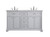 Elegant Lighting - VF15060DGR - Double Bathroom Vanity Set - Americana - Light Grey