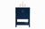 Elegant Lighting - VF16024BL - Single Bathroom Vanity - Aubrey - Blue