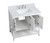 Aubrey Bathroom Vanity Set (VF16036WH-BS)