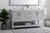 aubrey Double Bathroom Vanity (VF16060DGR)