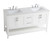 aubrey Double Bathroom Vanity (VF16060DWH)