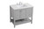 Theo Single Bathroom Vanity (VF16436GR)