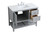 Theo Single Bathroom Vanity (VF16442GR)