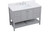 Theo Bathroom Vanity Set (VF16448GR-BS)