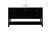 Elegant Lighting - VF16460BK - Vanity Sink Set - Theo - black