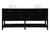 Elegant Lighting - VF16472DBK - Double Bathroom Vanity - Theo - Black
