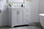 Moore Bathroom Vanity Set (VF17036GR-BS)