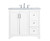 Elegant Lighting - VF17036WH - Single Bathroom Vanity - moore - White