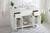 moore Single Bathroom Vanity (VF17048WH)