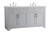 moore Double Bathroom Vanity (VF17060DGR)