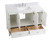 sommerville Bathroom Vanity Set (VF18048WH-BS)