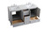 sommerville Double Bathroom Vanity (VF18060DGR)
