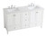 sommerville Double Bathroom Vanity (VF18060DWH)