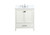 Elegant Lighting - VF18830WH-BS - Vanity Sink Set - Irene - white