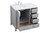 Irene Single Bathroom Vanity (VF18836GR)