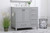 Irene Bathroom Vanity Set (VF18836GR-BS)