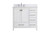 Elegant Lighting - VF18836WH-BS - Bathroom Vanity Set - Irene - White