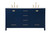 Elegant Lighting - VF18860DBL - Double Bathroom Vanity - Irene - Blue