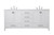 Elegant Lighting - VF18872DWH - Double Bathroom Vanity - Irene - White