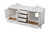 Irene Double Bathroom Vanity (VF18872DWH)