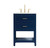 Elegant Lighting - VF19024BL - Single Bathroom Vanity - Sinclaire - Blue