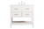 Elegant Lighting - VF19036WH - Vanity Sink Set - Sinclaire - white