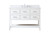 Elegant Lighting - VF19048WH-BS - Vanity Sink Set - Sinclaire - white