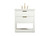 Elegant Lighting - VF19230WH - Vanity Sink Set - Larkin - white