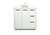 Elegant Lighting - VF19436WH-BS - Vanity Sink Set - Blake - white