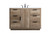 Elegant Lighting - VF19448NT - SIngle Bathroom Vanity - Blake - Natural Oak