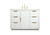 Elegant Lighting - VF19448WH - Vanity Sink Set - Blake - white
