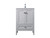 Elegant Lighting - VF21124GR - SIngle Bathroom Vanity - Hamilton - Grey