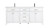 Elegant Lighting - VF23372DWH - Double Bathroom Vanity - Lewis - White
